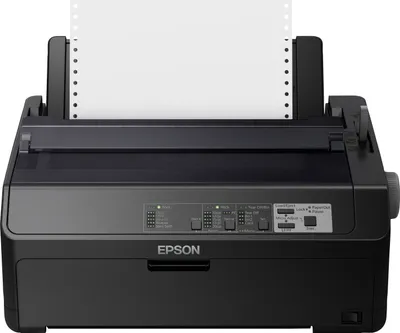 Produktbild von Epson FX-890IIN, 612 Zeichen pro Sekunde, 240 x 144 DPI, 463 Zeichen pro Sekunde, 10 Zeichen pro Zoll, 6 Kopien, CODABAR (NW-7), Code 128 (A/B/C), Code 39, Industrial 2/5, Matrix 2/5, POSTNET, UPC-A, UPC-E