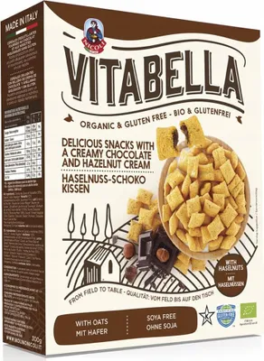 Obrázok produktu pre Cereálie - Čokoládový vankúšik s lieskovými orieškami 300g