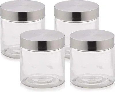 Produktbild von Famanu Vorratsdose aus Glas - 0,8 l - 4 Stück