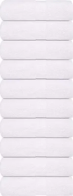 Imagen del producto de Toallas para invitados FROGN, 10 unidades, color blanco, 30x50 cm, 360 g/m²