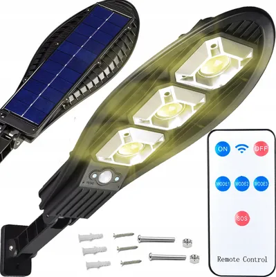 Zdjęcie produktu dla Lampa Solarna Uliczna 90 Led Kxk-010-180