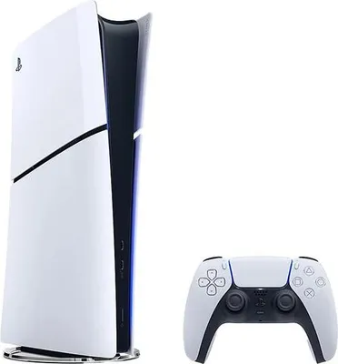 Produktbild von Sony Interactive Entertainment PlayStation 5 Slim Digital, PlayStation 5, Schwarz, Weiß, 16384 MB, GDDR6, 448 GB/s, AMD