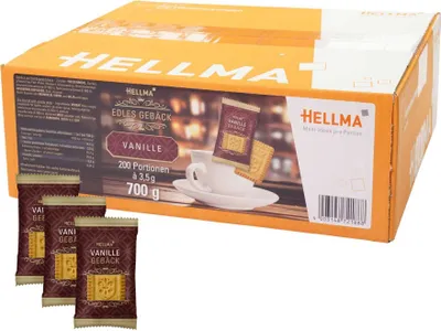Obrázok produktu pre HELLMA jemné vanilkové sušienky 200 ks.