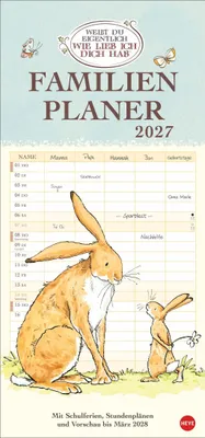 Produktbild von Weißt du eigentlich, wie lieb ich dich hab? Familienplaner 2027