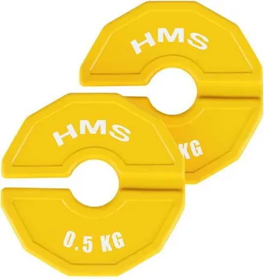 Produktbild von TSN50 2 x 0,5 KG SCHEIBEN FÜR KRAFTTRAINING UND FITNESSGERÄTE TYP OVERLAY 2 x 0,5 KG HMS