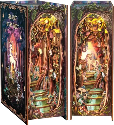 Obrázek produktu pro 3D puzzle, DIY záložka do knihy, Půvab lesa, Roztomilá včelka, 89 dílků