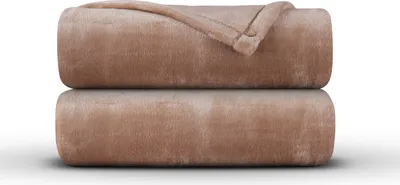 Produktbild von Kuscheldecke "Mirabella" - hochwertige Flauschige Decke, Cashmere Touch, 220 x 240 cm - Nougat