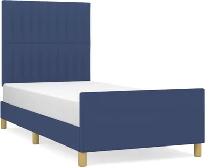 Obrázek produktu pro vidaXL Rám postele bez matrace modrý 80x200 cm látka