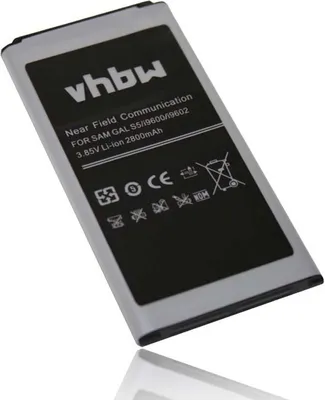 Produktbild von vhbw Akku kompatibel mit Samsung Galaxy S5 Neo, S5 Active LTE-A, S5 LTE, S5 Plus Handy Smartphone Telefon (2800 mAh, 3,85 V, Li-Ion) mit NFC