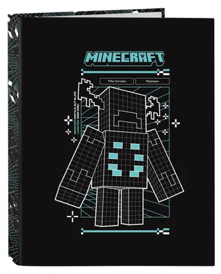 Obrázok produktu pre Minecraft, obal A4 z kartónu, putákový zošítač s 4 krúžkami