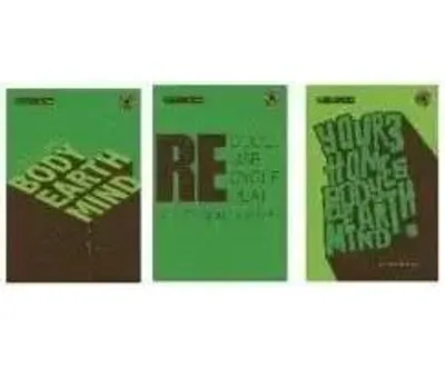 Image de Cahier A4/60 feuilles, lignes, Green Typo Green (5 pièces) - Ziemia Obiecana