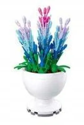 Produktbild von Sluban Bausteine Blume im Topf Lavendel M38-B1077C