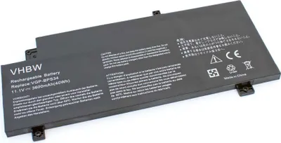 Produktbild von vhbw Akku Ersatz für Sony VGP-BPS34 für Notebook (3600 mAh, 11,1 V, Li-Ion) - Infochip
