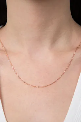 Immagine prodotto di Jumeon, luna piena ESK2151RELS, oro rosa, misura 60 cm, donna, 100% argento 925