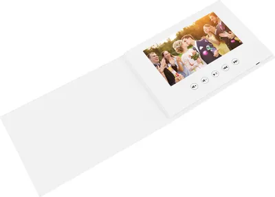 Immagine prodotto di Video biglietto d'auguri con schermo, 720P HD, riproduzione personalizzabile, brochure elettronica, 4 GB di memoria per matrimonio fai da te, Natale