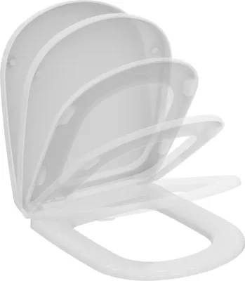 Produktbild von Ideal Standard WC-Sitz Eurovit Plus mit Softclosing (Absenkautomatik) T679301 Weiß (Alpin)