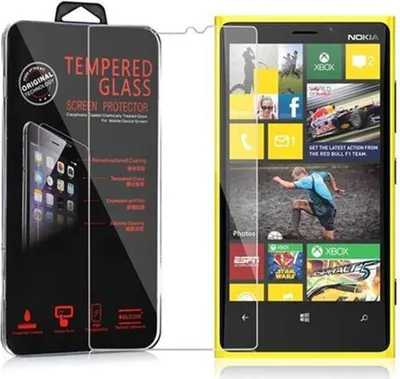 Produktbild von Cadorabo Panzer Folie für Nokia Lumia 920 Schutzfolie in Transparent Gehärtetes Tempered Display-Schutzglas