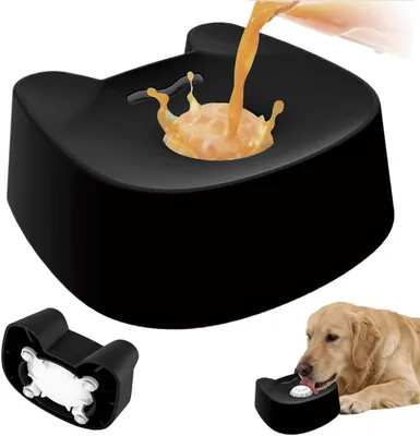 Produktbild von Interaktiver Leckball-Napf für Hunde zur langsamen Fütterung, zum Training und zur geistigen Beschäftigung