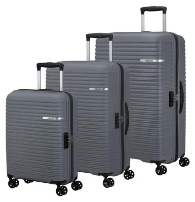 Produktbild von American Tourister Trolley Liftoff 3 PC Set D Charcoal Grey blaugrau 79cm