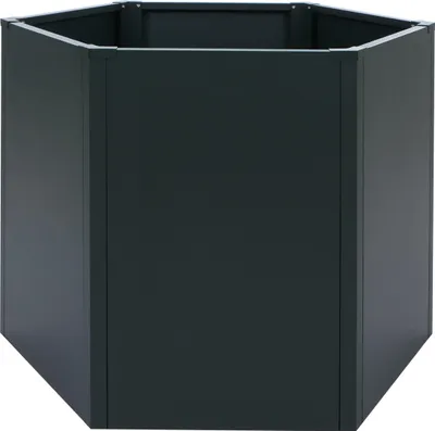 Immagine prodotto di Letto rialzato HWC-P64, letto rialzato in metallo per ortaggi/piantine fioriera giardino acciaio 77x100x88cm ~ verde