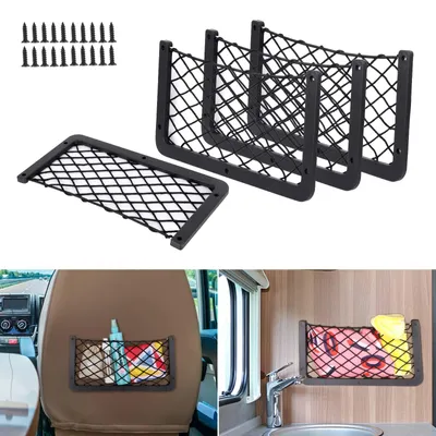 Produktbild von Omgoods – Set aus 4 multifunktionalen Aufbewahrungstaschen für das Auto
