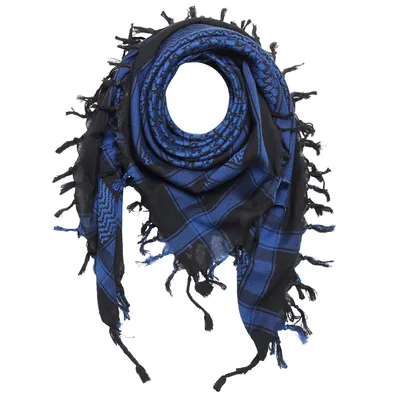 Produktbild von Palituch - schwarz - blau-dunkelblau - Kufiya PLO Tuch