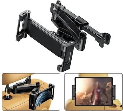 Produktbild von Tablet Halterung Auto l 360? Rotierbarer iPad Halter Rücksitz Kopfstütze Kinder Halter Tabletständer Reisen Komfort