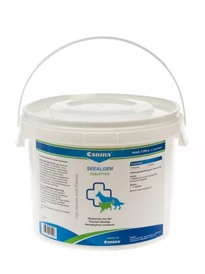 Produktbild von Canina Seealgen Tabletten, Universal, Tablet, Allgemeiner Gesundheitszustand, Universal, 2,25 kg, Rohasche 17,3%