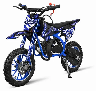 Produktbild von Pocketbike 49ccm Bike Kinder Crossbike Dirtbike Kindermotorrad Fossa Blau