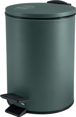 Produktbild von spirella Treteimer ADELAR 3 l dunkelgrün matt