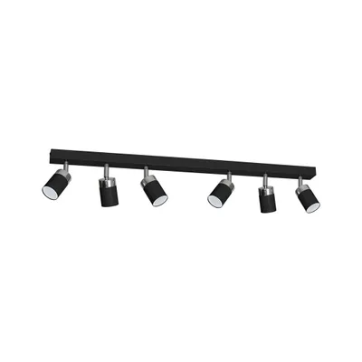 Produktbild von Deckenstrahler Milagro JOKER 6xGU10 schwarz chrom