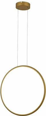 Zdjęcie produktu dla Lampa wisząca LED Ragi złota 28W Neutralna biel 2240lm akryl wym:120x50x15cm IP20 Reality