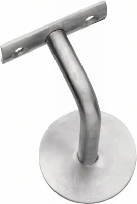 Produktbild von Intersteel Handlaufträger (Edelstahl matt / Durchmesser Wandplatte 60 mm) - 0035.730090