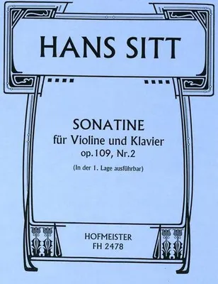 Produktbild von Sonatine op.109,2 für Violineund Klavier