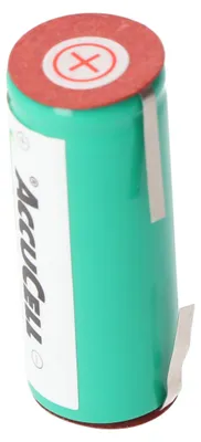 Produktbild von Akku passend für Braun Oral-B Triumph Professional Care v2 Version, Lötfahnen mittig 2mm breite, Abmessungen 43x17mm