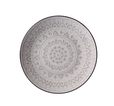 Produktbild von Flirt by R&B 745.047, Dessertteller, Rund, Keramik, Braun, Grau, Weiß, 210 mm, 210 mm