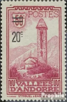 Produktbild von Briefmarken Andorra - Französische Post 1935 Mi 48 (kompl.Ausg.) Jahrgang 1935 komplett postfrisch Freimarken