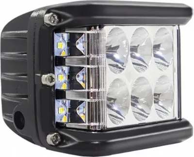 Zdjęcie produktu dla Lampa robocza 12 Led Cree doświetlenie zakrętów MOCNA  ŚWIECI NA BOKI
