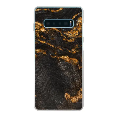 Produktbild von MuchoWow® Handyhülle Schutzhülle Hülle für Samsung Galaxy S10 Plus Marmor - Limette - Schwarz - Gold - Marmoroptik - Luxus Silikon Softcase Handy Hülle - Schutzhülle