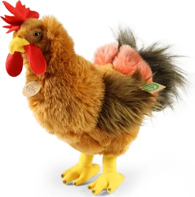 Immagine prodotto di Galletto di peluche in piedi 33 cm ECO-FRIENDLY