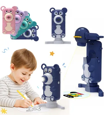 Produktbild von Zeichenprojektor für Kinder, blau - Lernspielzeug zum Zeichnen