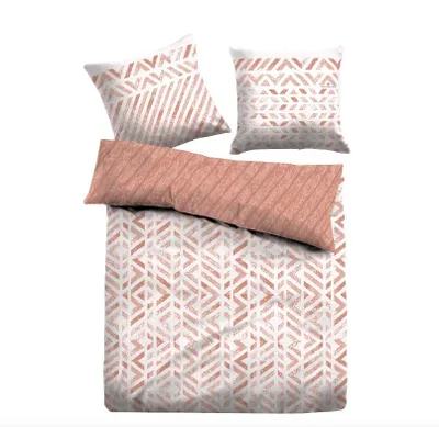 Produktbild von TOM TAILOR Wendebettwäsche Orange Baumwolle Kissenbezug 140 x 200 / 70 x 90 cm