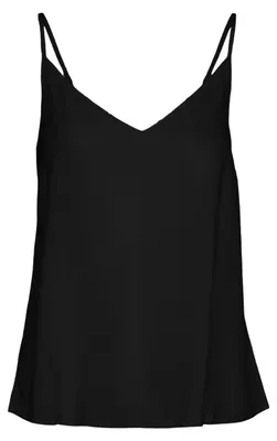 Zdjęcie produktu dla Vero Moda VMEASY Tank-Top,10297362,XS, Biustonosz tank top, Dorosły, Damski, Czarny, XS, W serek