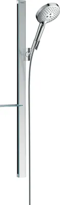 Immagine prodotto di hansgrohe Raindance Select S set de douche 120 3jet avec barre de douche 90 cm et porte-savon, 27648000, 27648000