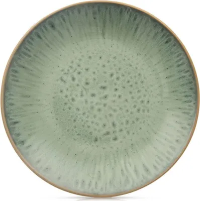 Zdjęcie produktu dla Talerz deserowy ceramiczny zielony GLAZE 20,5 cm