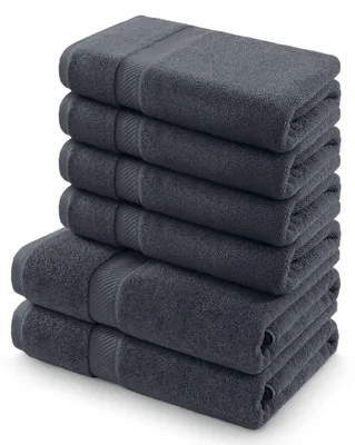 Image de Ensemble de 6 serviettes en 100% coton
