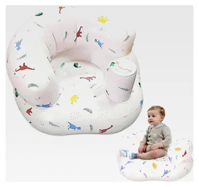Produktbild von Aufblasbarer Babysitz für Kleinkinder, weicher und bequemer Stuhl, faltbarer Kindersitz für Reisen und Zuhause