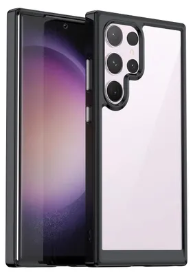 Produktbild von Für Samsung Galaxy S24 Ultra TPU Schutz Handy Hülle Case Cover Zubehör Schwarz