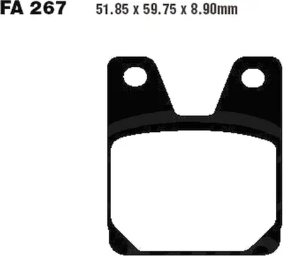 Produktbild von Bremsbeläge Hinterrad für Yamaha YZF-R1 1000 Baujahr 1998-2001 Bremsklotz von EBC - Neu