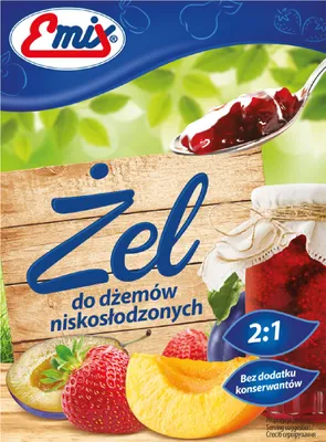 Produktbild von Emix Fix Geliermischung 2:1 für ungesüßte Marmelade 40 g